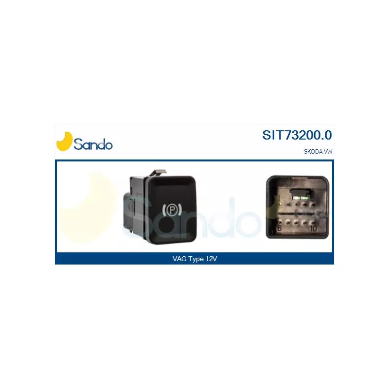 Interrupteur, commande de frein de stationnement SANDO SIT73200.0
