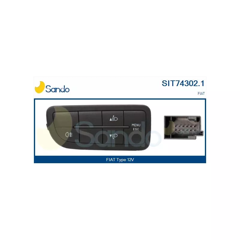 Elément de réglage, réglage de la portée des phares SANDO SIT74302.1