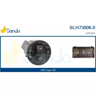 Interrupteur, lumière principale SANDO SLH73006.0