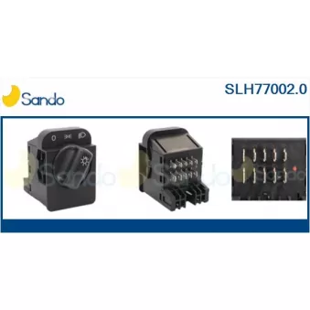 Interrupteur, lumière principale SANDO SLH77002.0