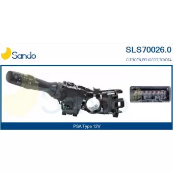 Commutateur de colonne de direction SANDO SLS70026.0