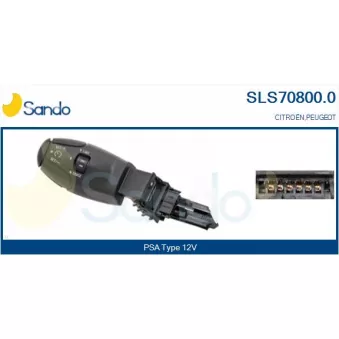 Interrupteur de commande, régulateur de vitesse SANDO SLS70800.0