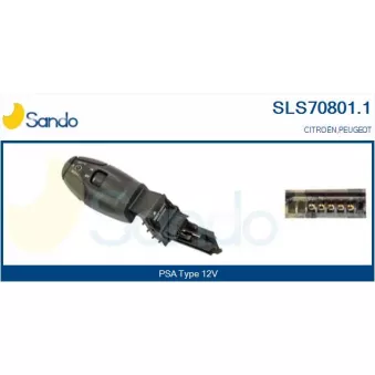 Interrupteur de commande, régulateur de vitesse SANDO SLS70801.1