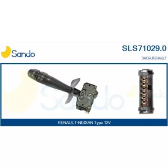 Commutateur de colonne de direction SANDO SLS71029.0