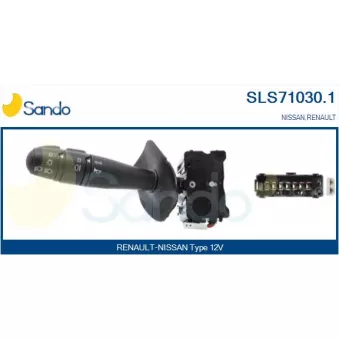 Commutateur de colonne de direction SANDO SLS71030.1