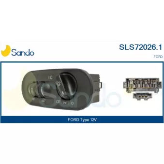Commutateur de colonne de direction SANDO SLS72026.1