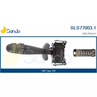 Commutateur de colonne de direction SANDO SLS77003.1