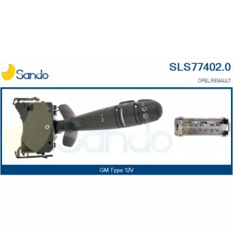 Commutateur de colonne de direction SANDO SLS77402.0