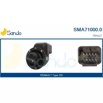 Commande, ajustage du miroir SANDO SMA71000.0