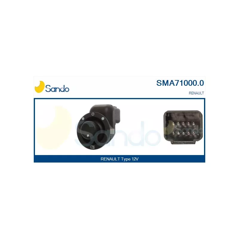 Commande, ajustage du miroir SANDO SMA71000.0