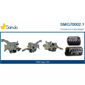 Ensemble vanne EGR, radiateur SANDO SMG70002.1