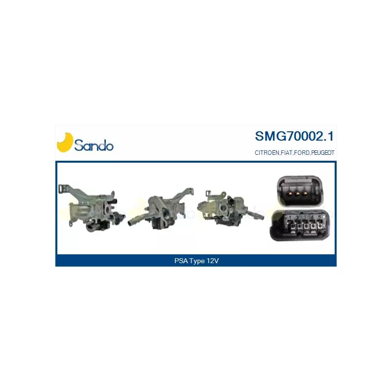 Ensemble vanne EGR, radiateur SANDO SMG70002.1