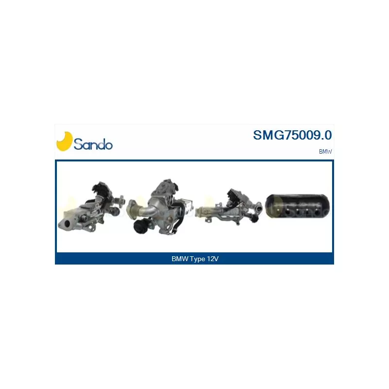 Vanne EGR complète SANDO SMG75009.0