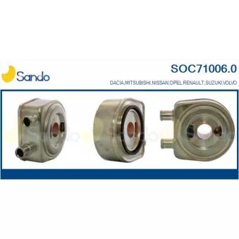Radiateur d'huile SANDO SOC71006.0