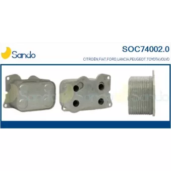 Radiateur d'huile SANDO SOC74002.0