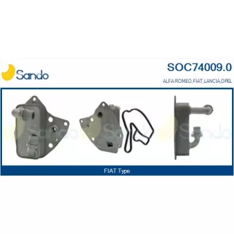 Radiateur d'huile SANDO SOC74009.0