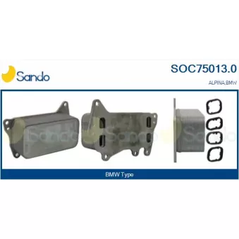 Radiateur d'huile SANDO SOC75013.0