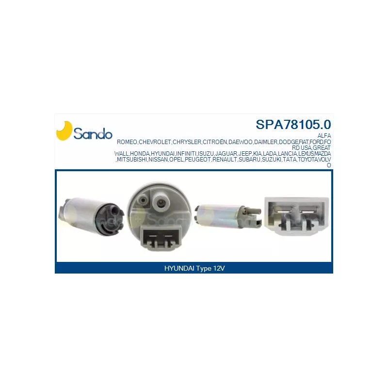 Pompe à carburant SANDO SPA78105.0