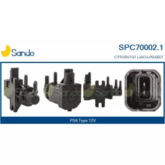 Transmetteur de pression, controle des gaz d'échappement SANDO SPC70002.1