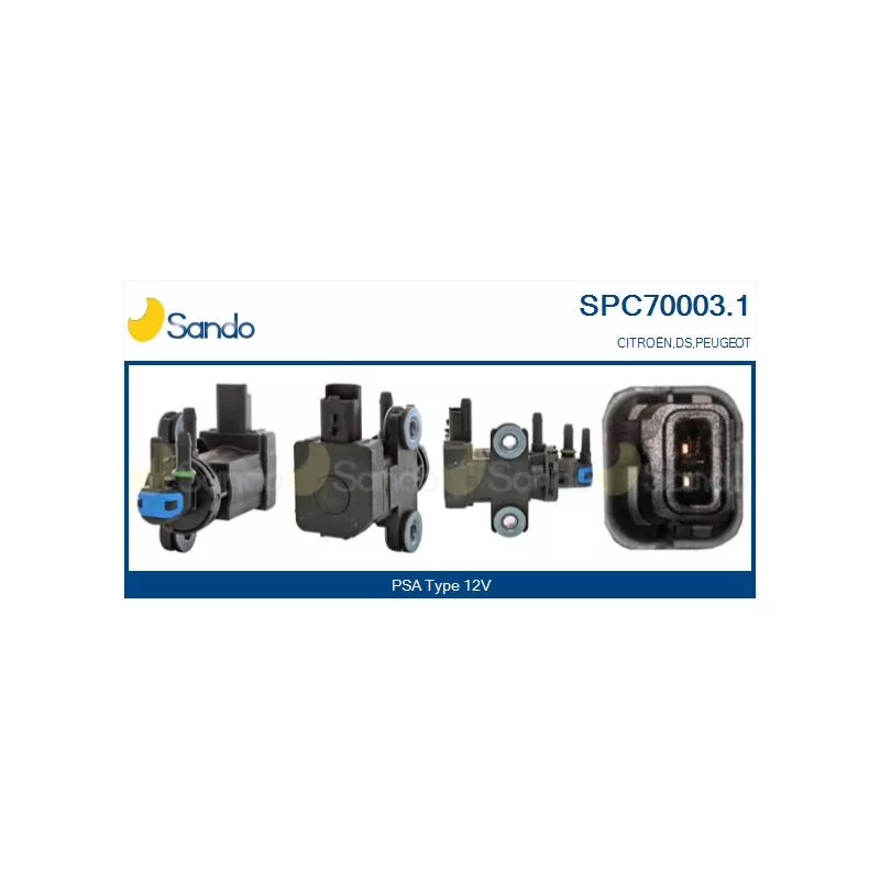 Transmetteur de pression, controle des gaz d'échappement SANDO SPC70003.1