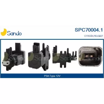 Transmetteur de pression, controle des gaz d'échappement SANDO SPC70004.1