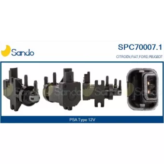 Transmetteur de pression, controle des gaz d'échappement SANDO SPC70007.1