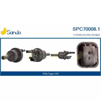 Transmetteur de pression, controle des gaz d'échappement SANDO SPC70008.1