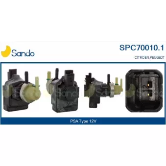 Transmetteur de pression, controle des gaz d'échappement SANDO SPC70010.1