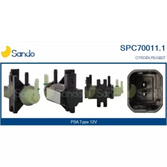 Transmetteur de pression, controle des gaz d'échappement SANDO SPC70011.1