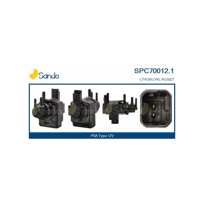 Transmetteur de pression, controle des gaz d'échappement SANDO SPC70012.1