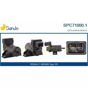 Transmetteur de pression, controle des gaz d'échappement SANDO SPC71000.1