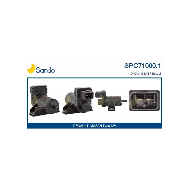 Transmetteur de pression, controle des gaz d'échappement SANDO SPC71000.1