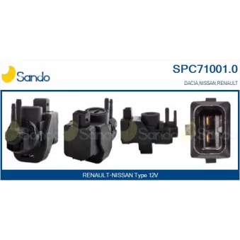 Transmetteur de pression, controle des gaz d'échappement SANDO SPC71001.0