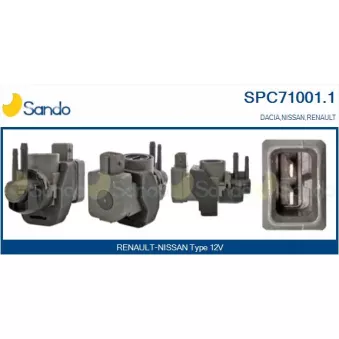 Transmetteur de pression, controle des gaz d'échappement SANDO SPC71001.1