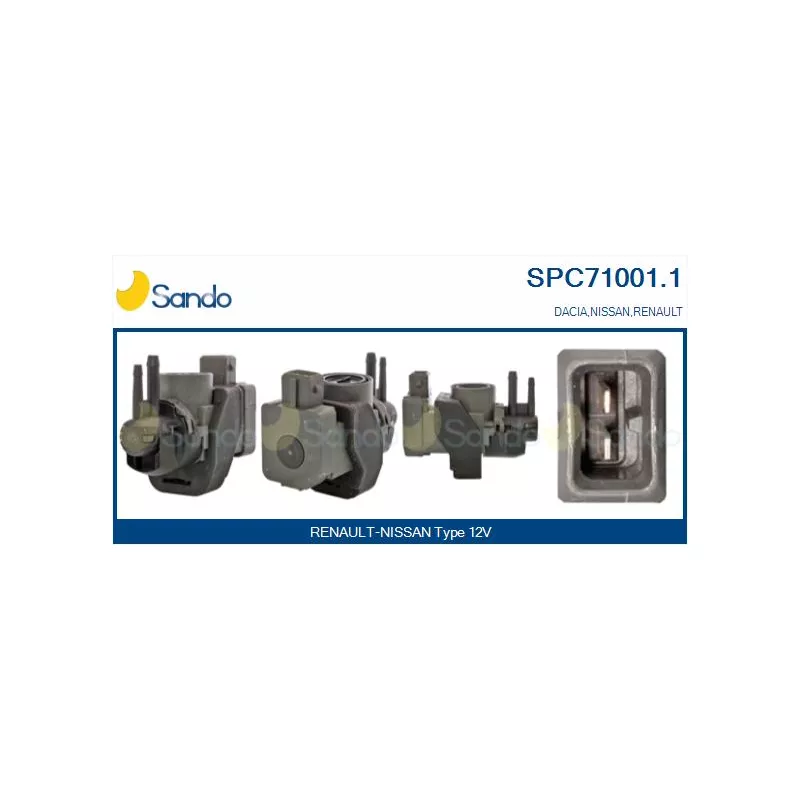 Transmetteur de pression, controle des gaz d'échappement SANDO SPC71001.1