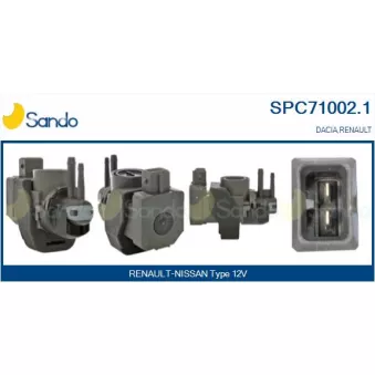 Transmetteur de pression, controle des gaz d'échappement SANDO SPC71002.1