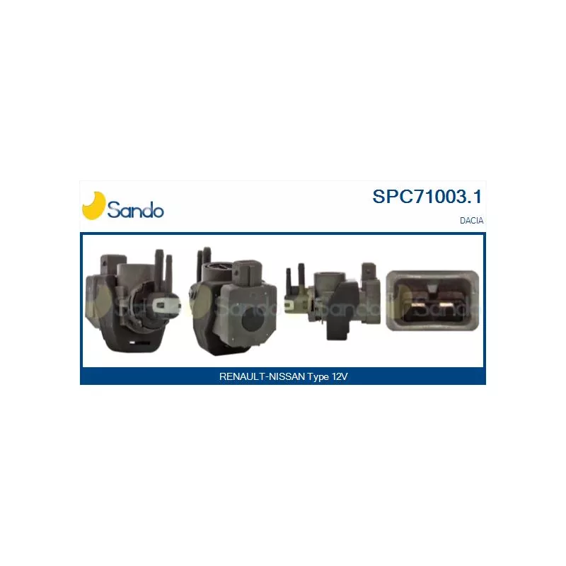Transmetteur de pression, controle des gaz d'échappement SANDO SPC71003.1