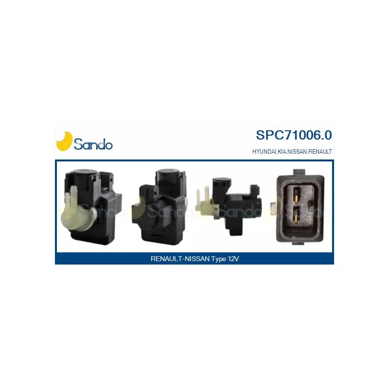 Transmetteur de pression, controle des gaz d'échappement SANDO SPC71006.0