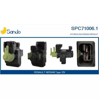 Transmetteur de pression, controle des gaz d'échappement SANDO SPC71006.1