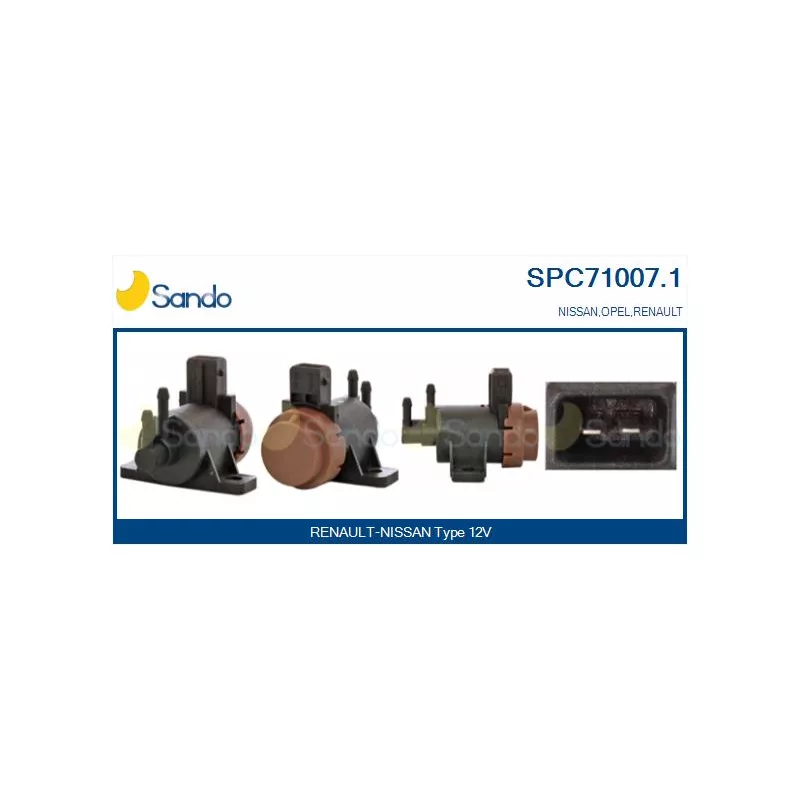Transmetteur de pression, controle des gaz d'échappement SANDO SPC71007.1