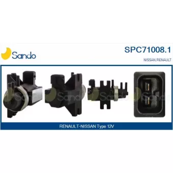 Transmetteur de pression, controle des gaz d'échappement SANDO SPC71008.1