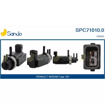 Transmetteur de pression, controle des gaz d'échappement SANDO SPC71010.0