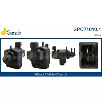 Transmetteur de pression, controle des gaz d'échappement SANDO SPC71010.1