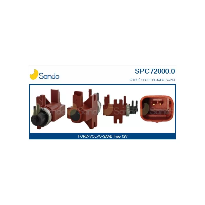 Transmetteur de pression, controle des gaz d'échappement SANDO SPC72000.0