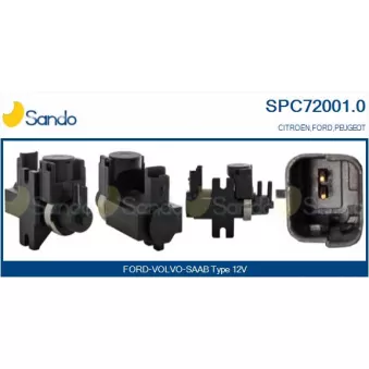 Transmetteur de pression, controle des gaz d'échappement SANDO SPC72001.0
