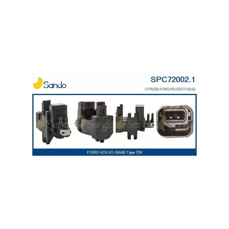 Transmetteur de pression, controle des gaz d'échappement SANDO SPC72002.1