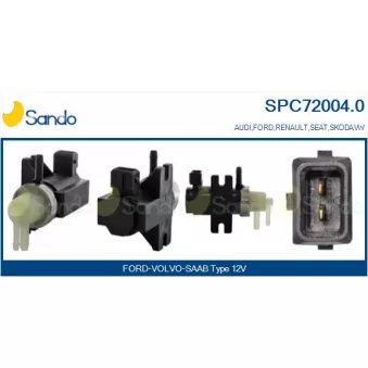 Transmetteur de pression, controle des gaz d'échappement SANDO SPC72004.0