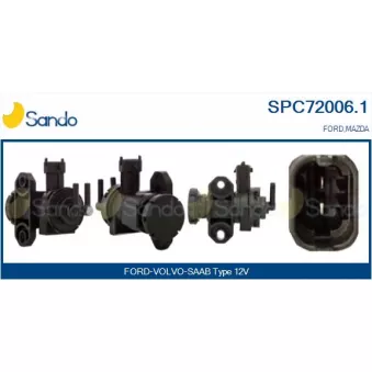 Transmetteur de pression, controle des gaz d'échappement SANDO SPC72006.1