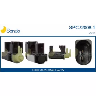 Transmetteur de pression, controle des gaz d'échappement SANDO SPC72008.1