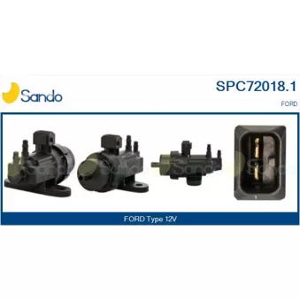 Transmetteur de pression, controle des gaz d'échappement SANDO SPC72018.1